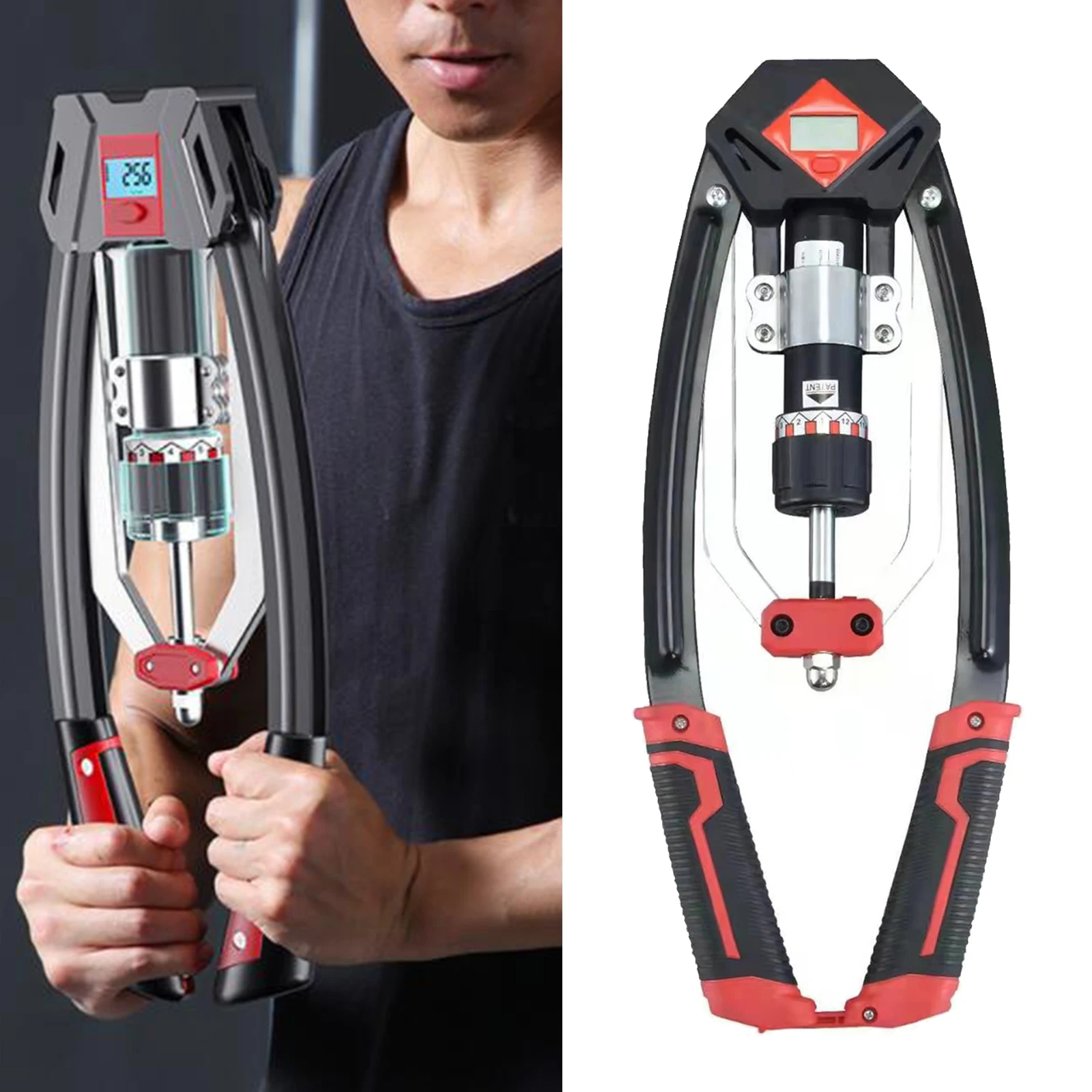 Arm Exerciser Adjustable 22-440lbs Hydraulic Power Home Chest Expander Shoulder Muscle Training Fitness Equipment