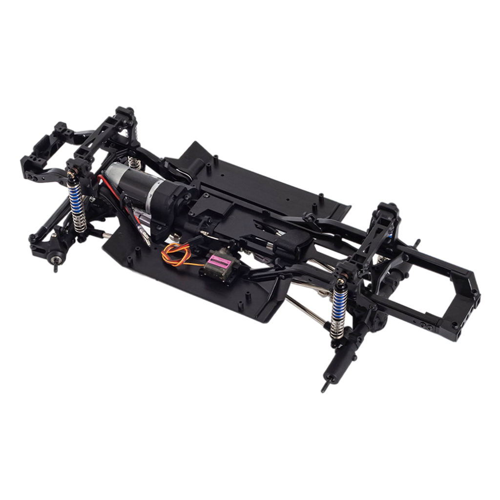 Heavy Duty Chassis Frame Transmission Chassis Tireless Universal for 1/10 Crawler Car Upgrade Replacement Parts