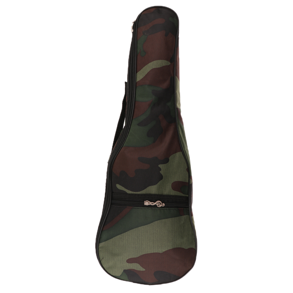 Camouflage Soft Gig Hand Portable Padded Bag Case with Strap for Uke Guitar