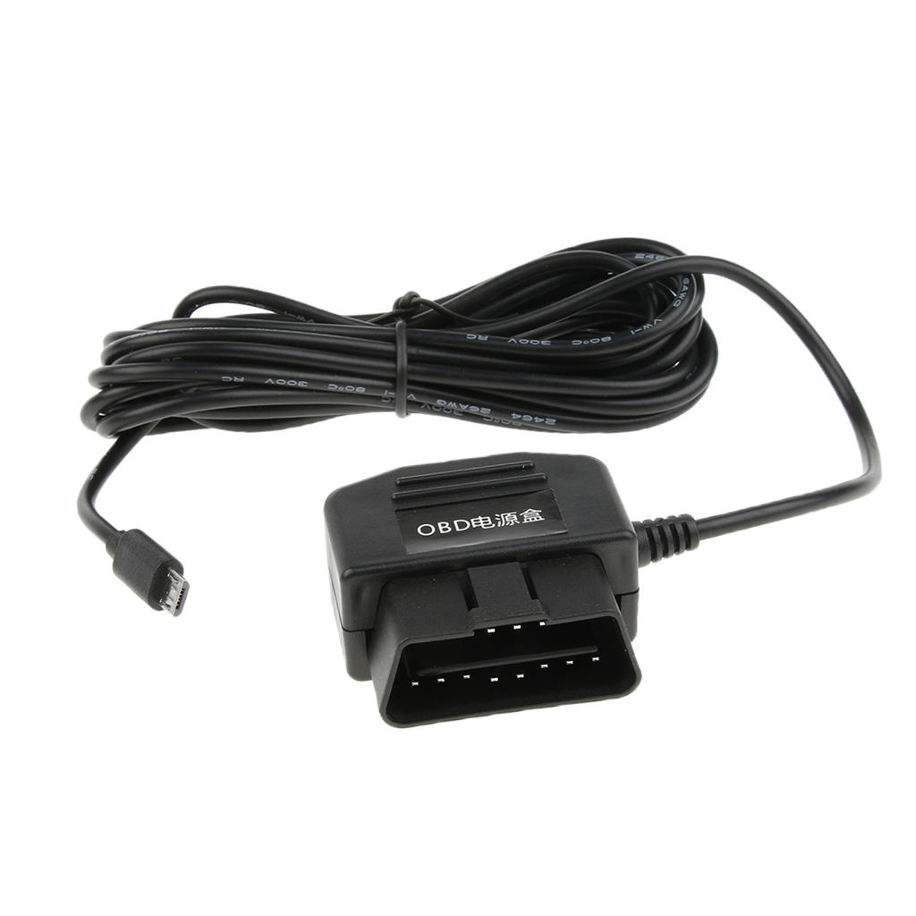Cheap Car  Cam Hardwire Kits 12V/36V to 5V Recorder Power Adapter  Cable for DVR GPS 3.5 Meters