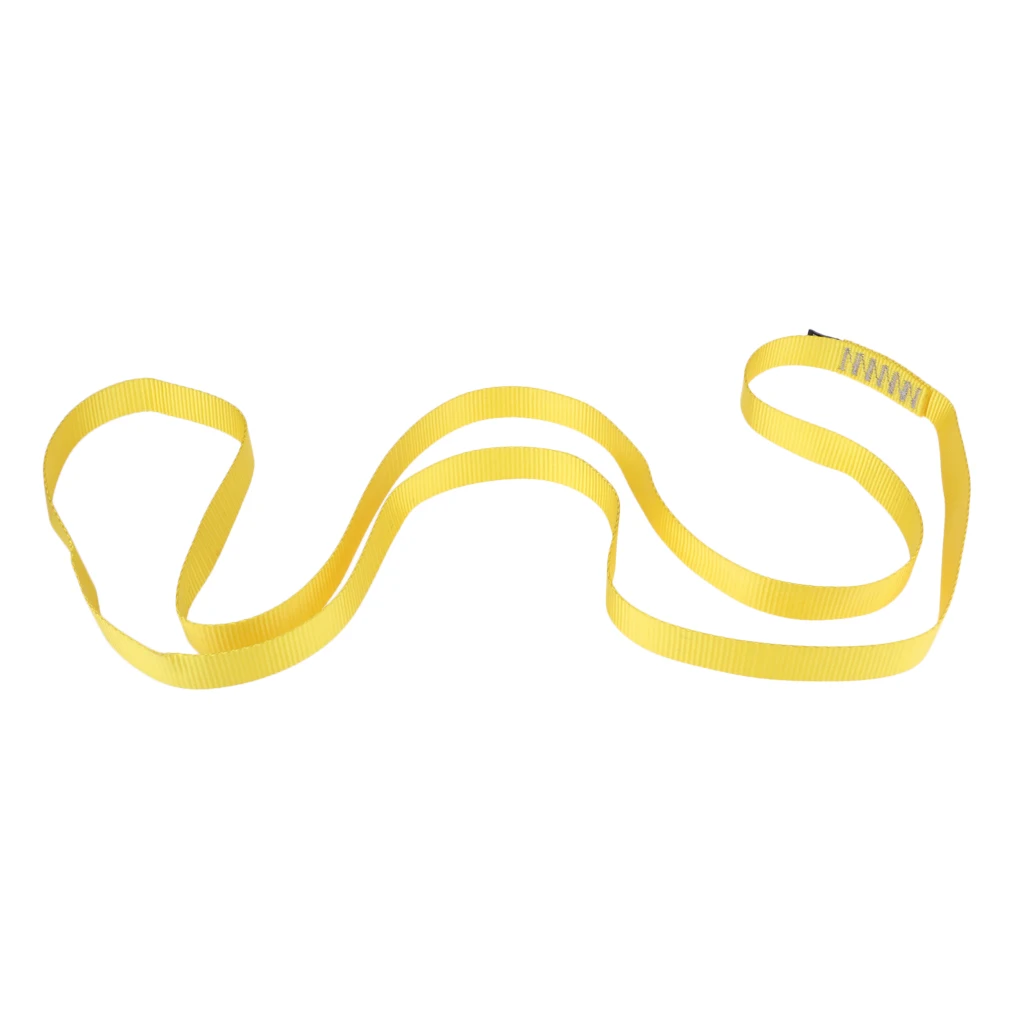 35KN Rock Climbing Sling Webbing, Nylon Webbing, 120cmx23mm,