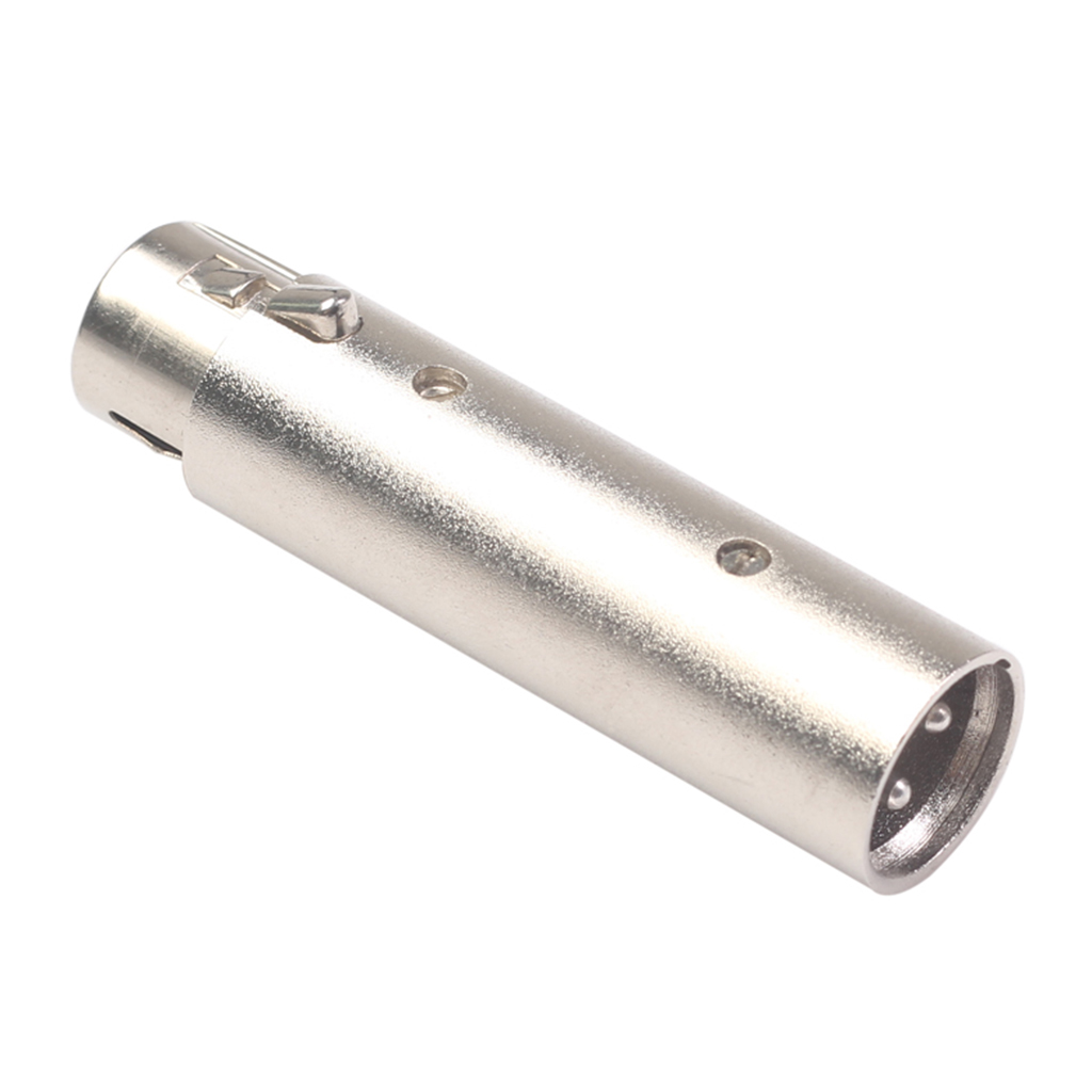 XLR Male to Male & XLR Female to Female 3PIN Adapter Connector Compatible