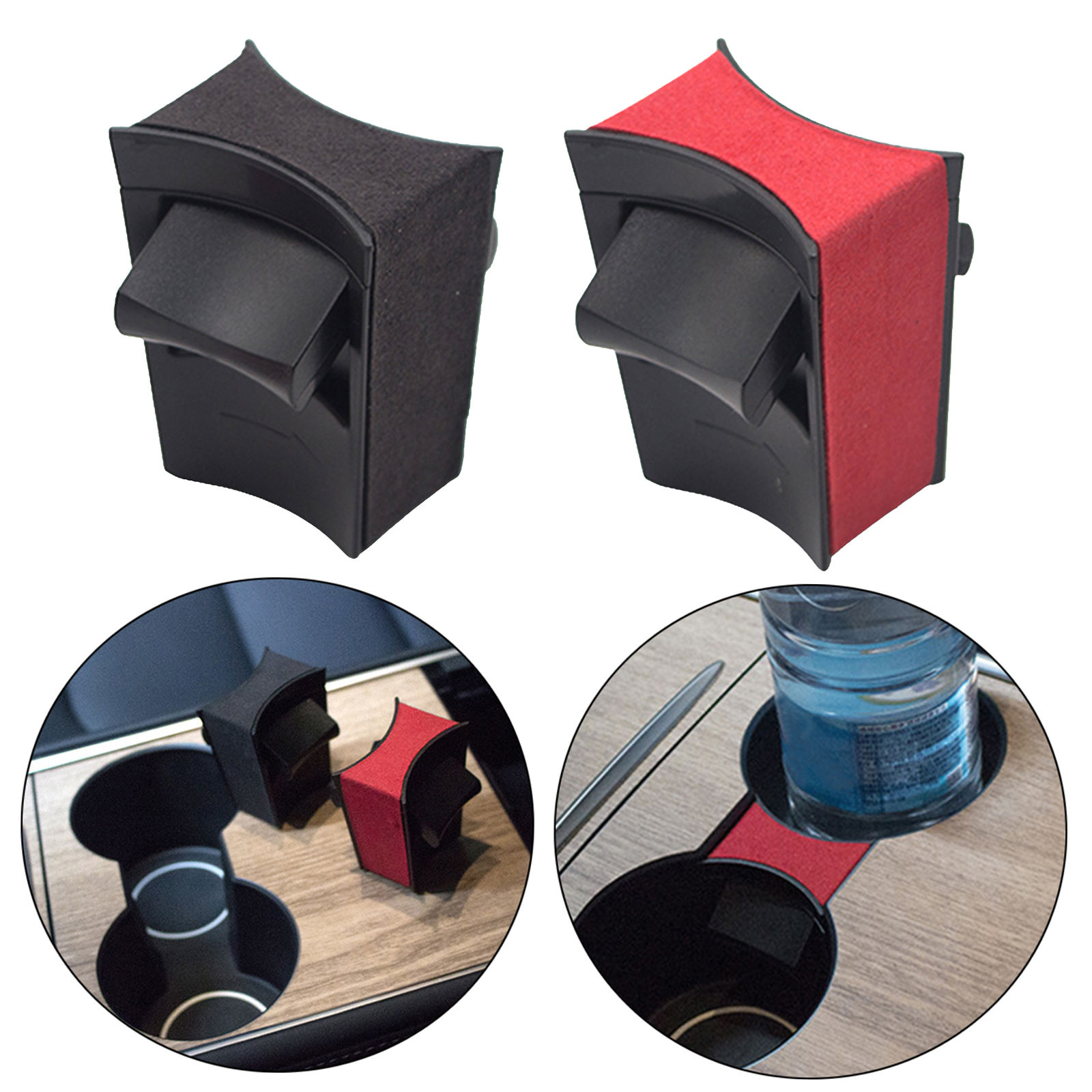 Car Cup Holder Clip for Tesla Model 3 Model Y Accessories Car Water Cup Slot Slip Limit Clip ABS Cup Holder Limiter