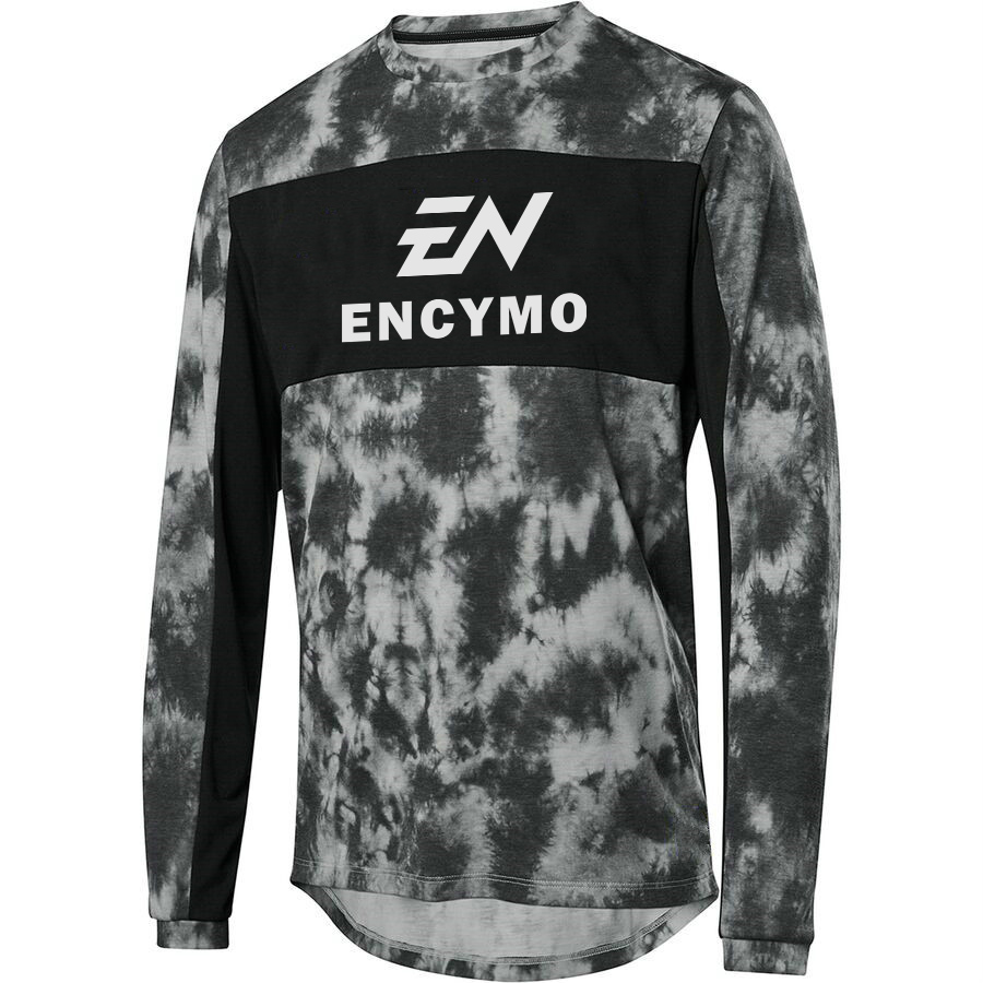 Encymo corrida manga longa elevada mountain bike