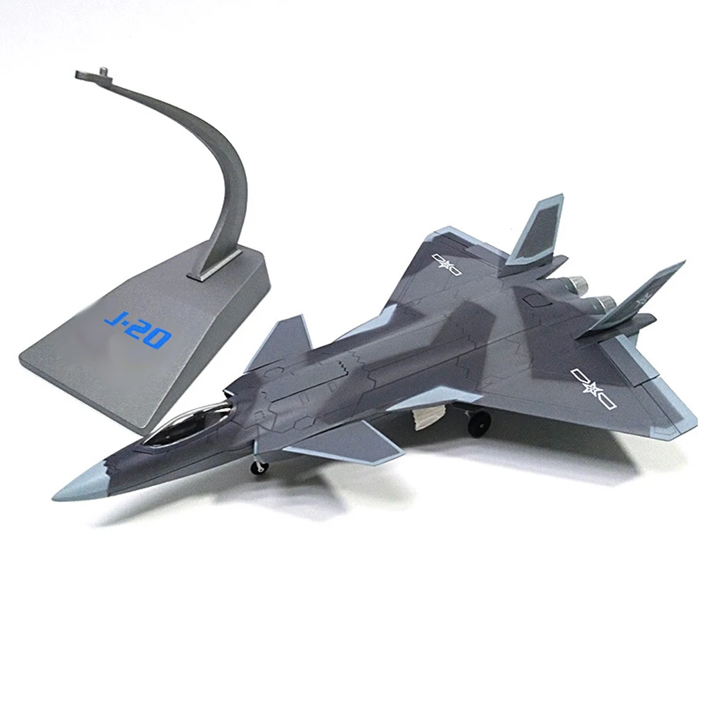 Details about   1/100 Scale Metal J20 Fighter Aircraft Static Airplane Model Grey Gift Jet Plane 