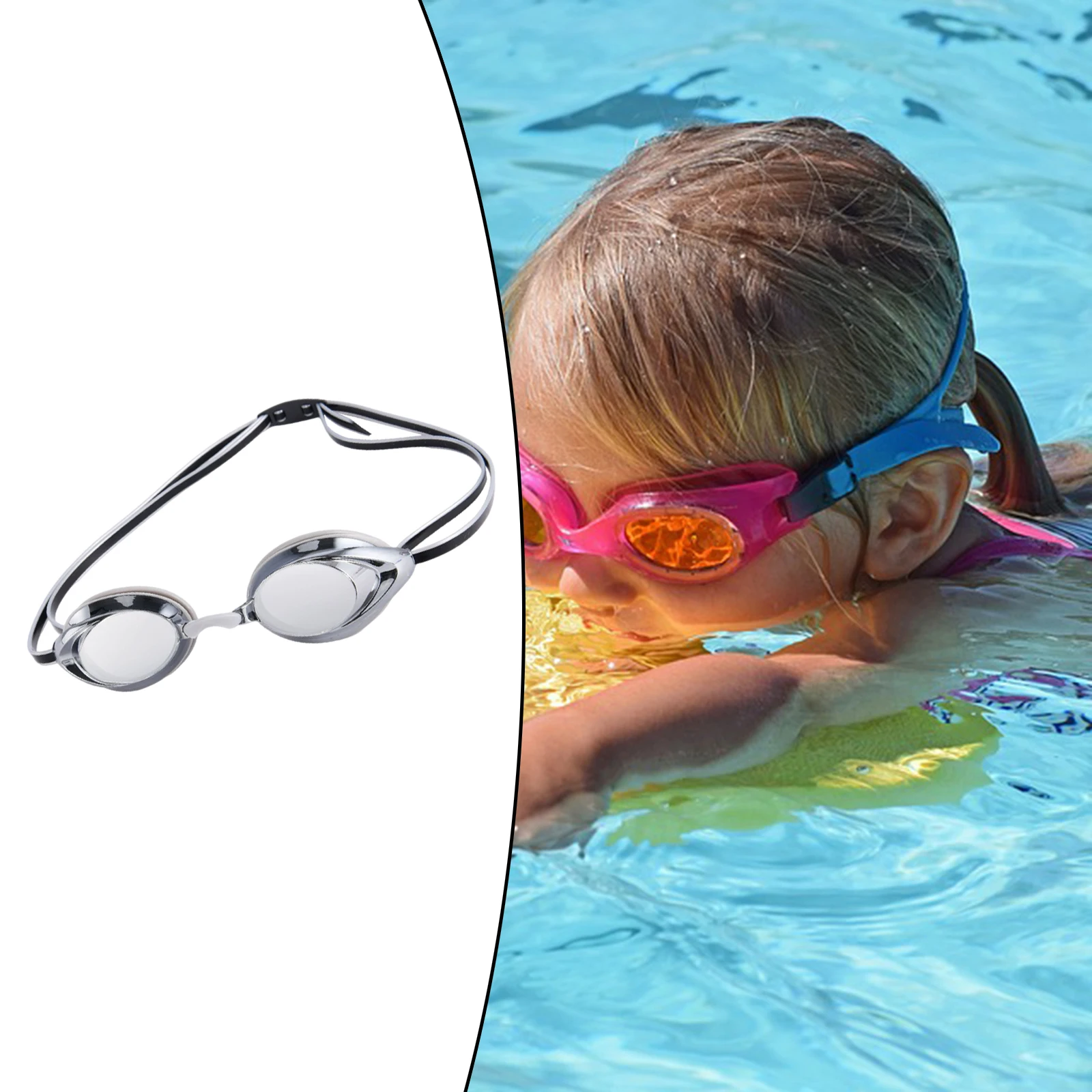 Water Glasses Professional Swimming Goggles Adults Waterproof Swim UV Protection Anti Fog Adjustable Glasses Water Sports Pool