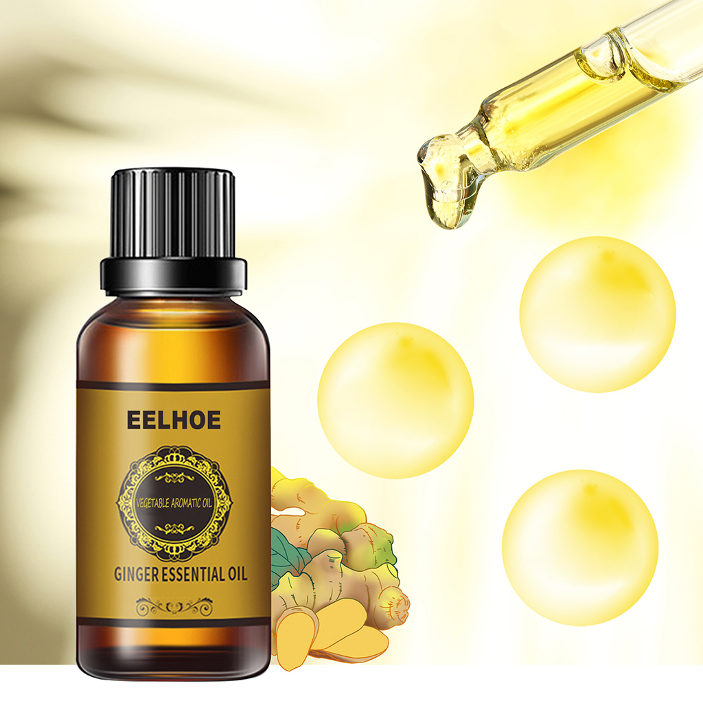Ginger Essential Oil Massage Oil for SPA Aromatherapy Swelling Blood Circulation