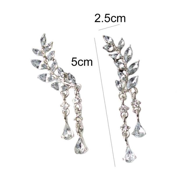 Pendientes de relámpago con cuentas para mujer, aretes colgantes con  diamantes de imitación, aretes colgantes de cuentas de diamantes de  imitación