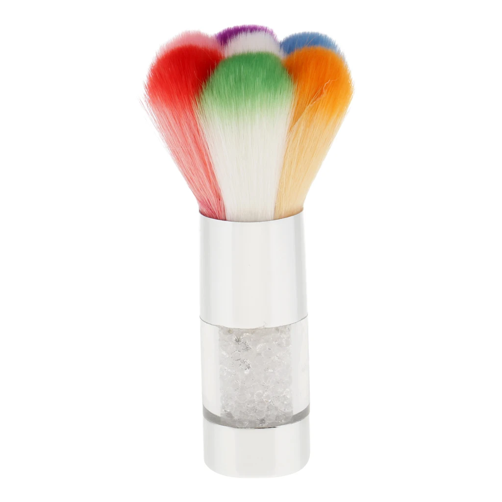  Colorful Nail Art Brush Dust Cleaner Cleaning UV Gel Powder Remover