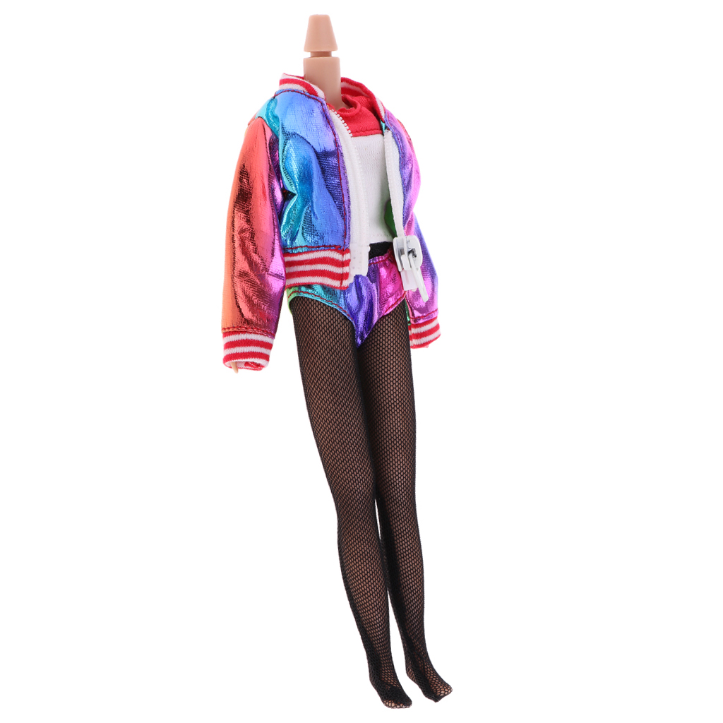 1/6 Scale Tan Skin Body and Joker Girl Suit for 12'' Blythe Doll Costom Use