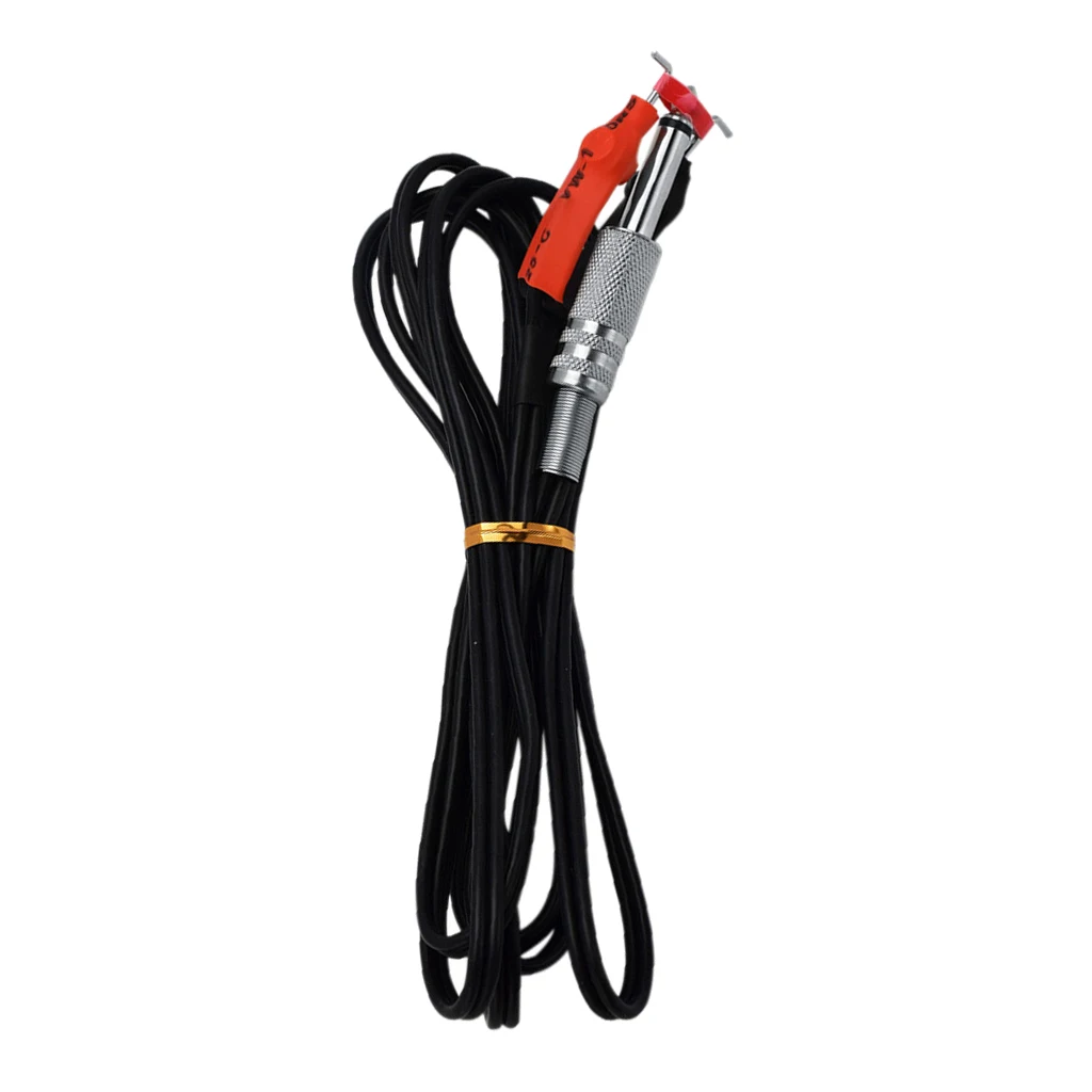 Black Tattoo Accessory  Clip Cable Cable for Tattoo Machine 1.8m