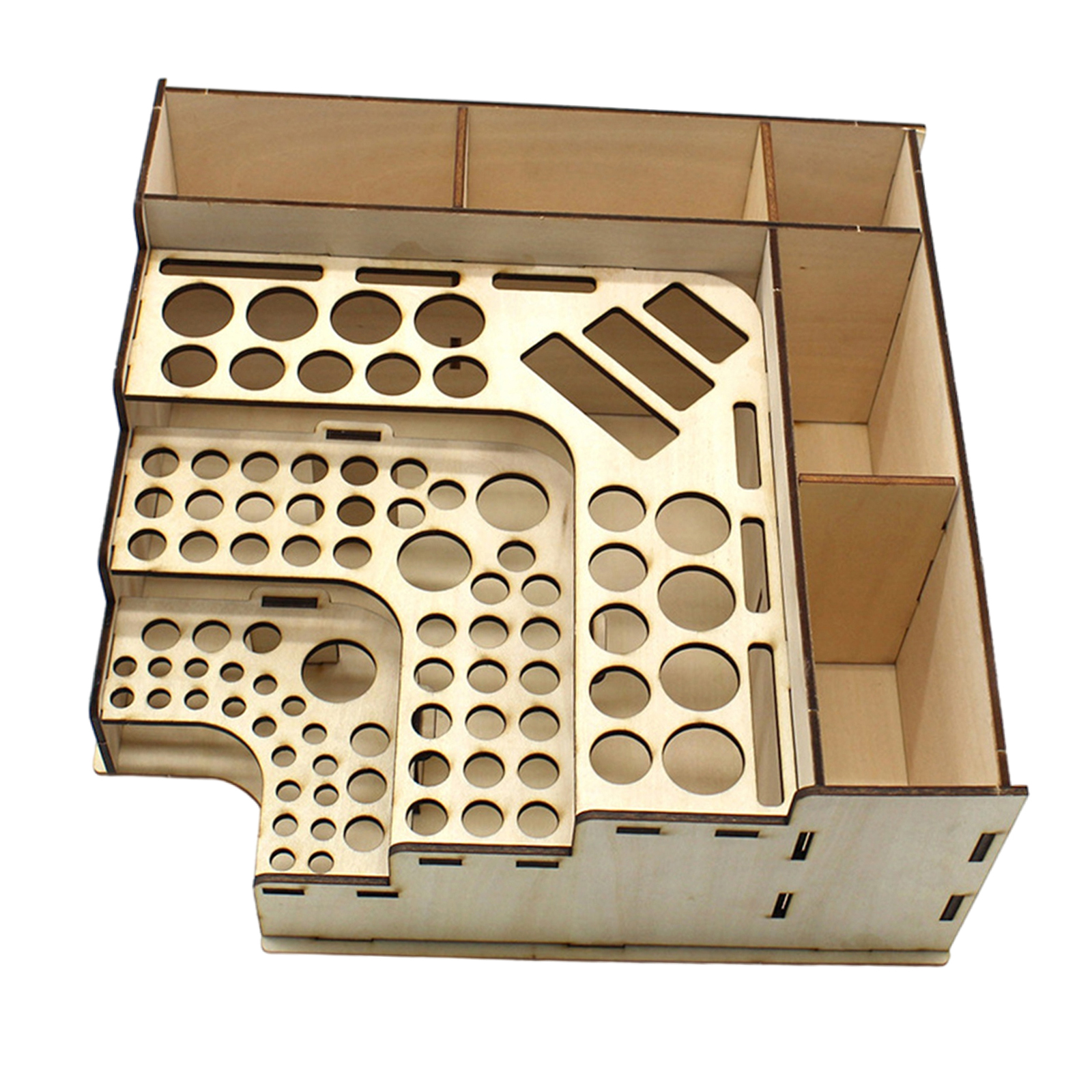 1pc Quality Wooden Model Paint Rack Stand Pigment Ink Bottle Paints Tool Holder for Art Tools