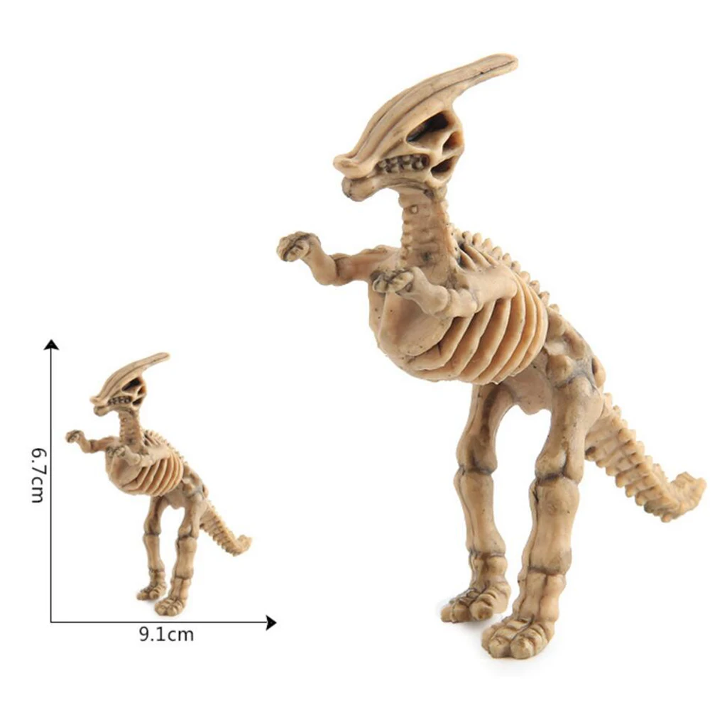 12pcs / Set Assorted Dinosaur Skeleton Figures Kids Toys Dinosaur Bones