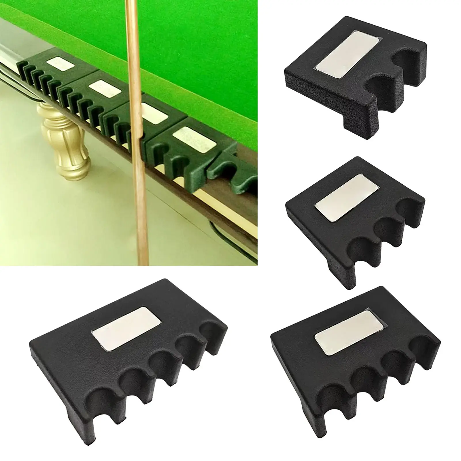 Details about   Billiards Snooker Pool Cue Holder Cue Stick Rest for Hold 2 to 5 Cue Stick