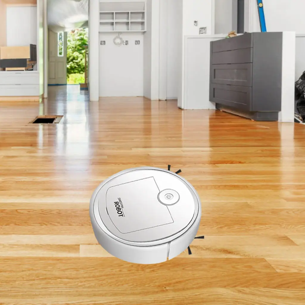 Automatic Robotic Vacuum Cleaner Smart Quiet Sweep Suction Wipe Floor Sweeper Strong Suction for Home Pet Hair Floor Cleaner