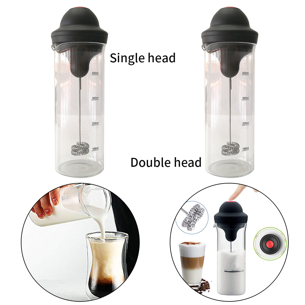 Coffee Frother Cup Stainless Steel Foamer Mixer Bubbler Coffee Blender for Coffee Hot Chocolate Frappe