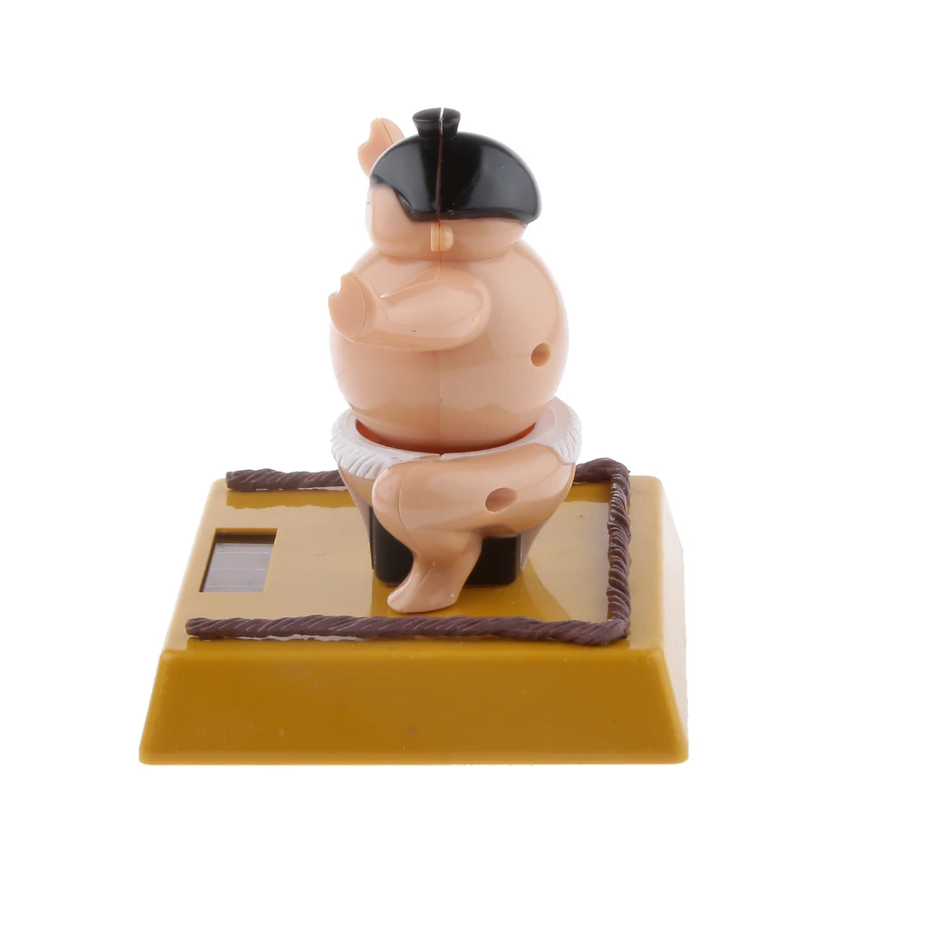 Solar Power Bobblehead Toy Figure  Japanese Sumo Wrestler
