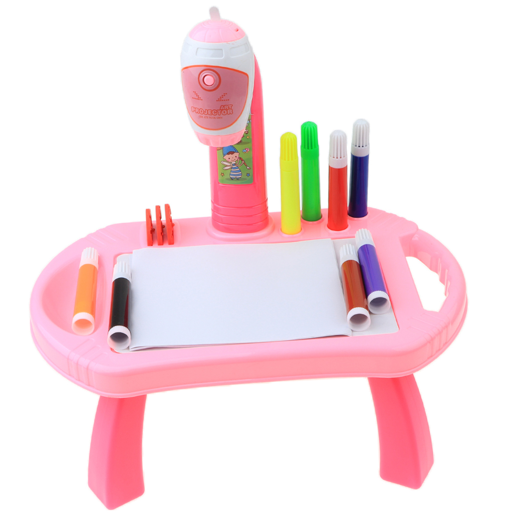 Table Learning Machine Educational Toy Projection Pattern Projector Drawing Doodle Board  for Children