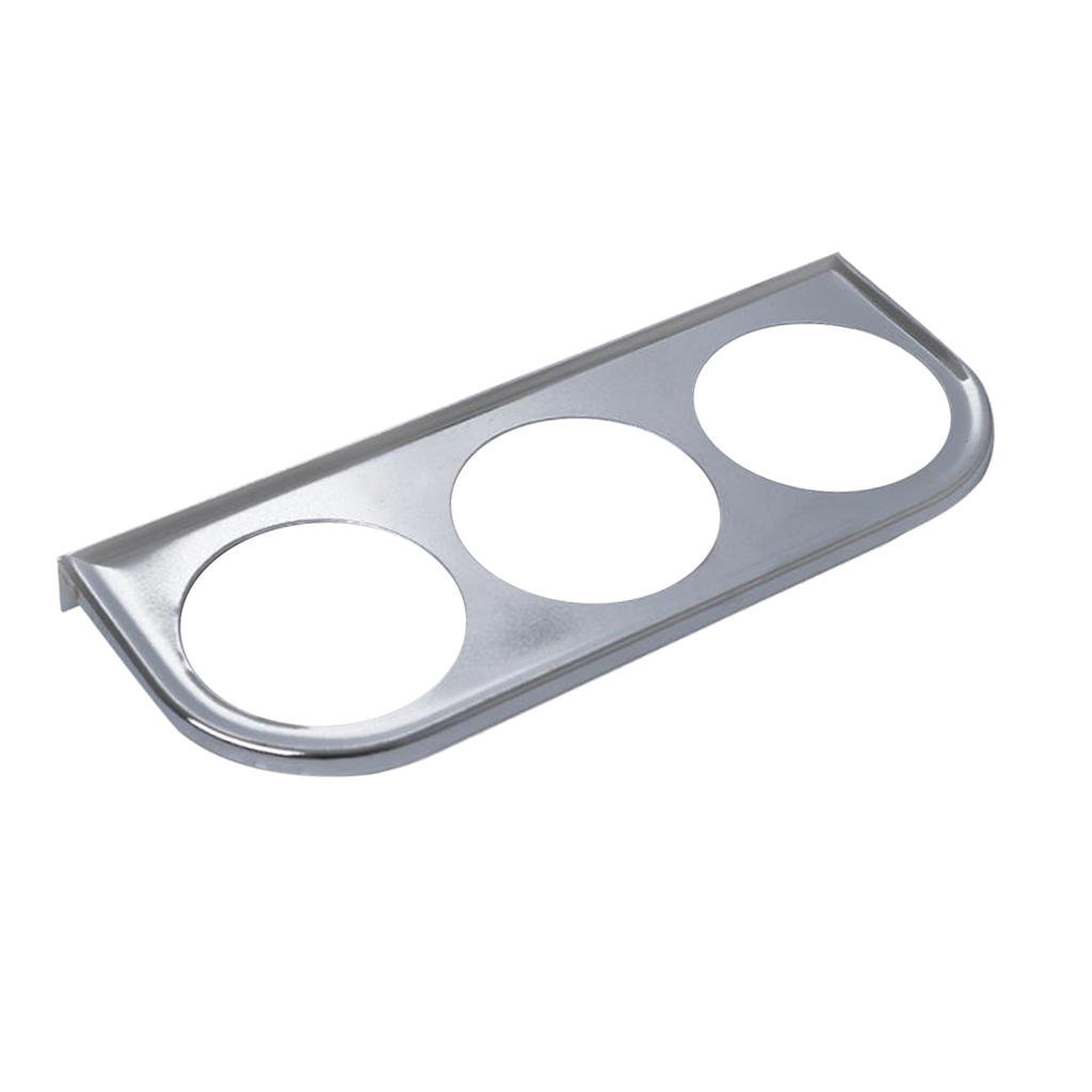 Universal 52mm Triple Gauge Single Din Radio Face Pod Gauge Panel  Mount