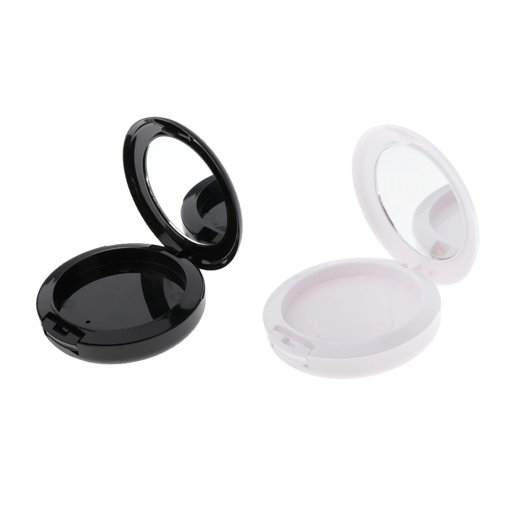 Empty Luxurious Makeup Powder Container(9g), Air Cushion Puff Case Container Foundation BB Cream Box With Makeup Mirror