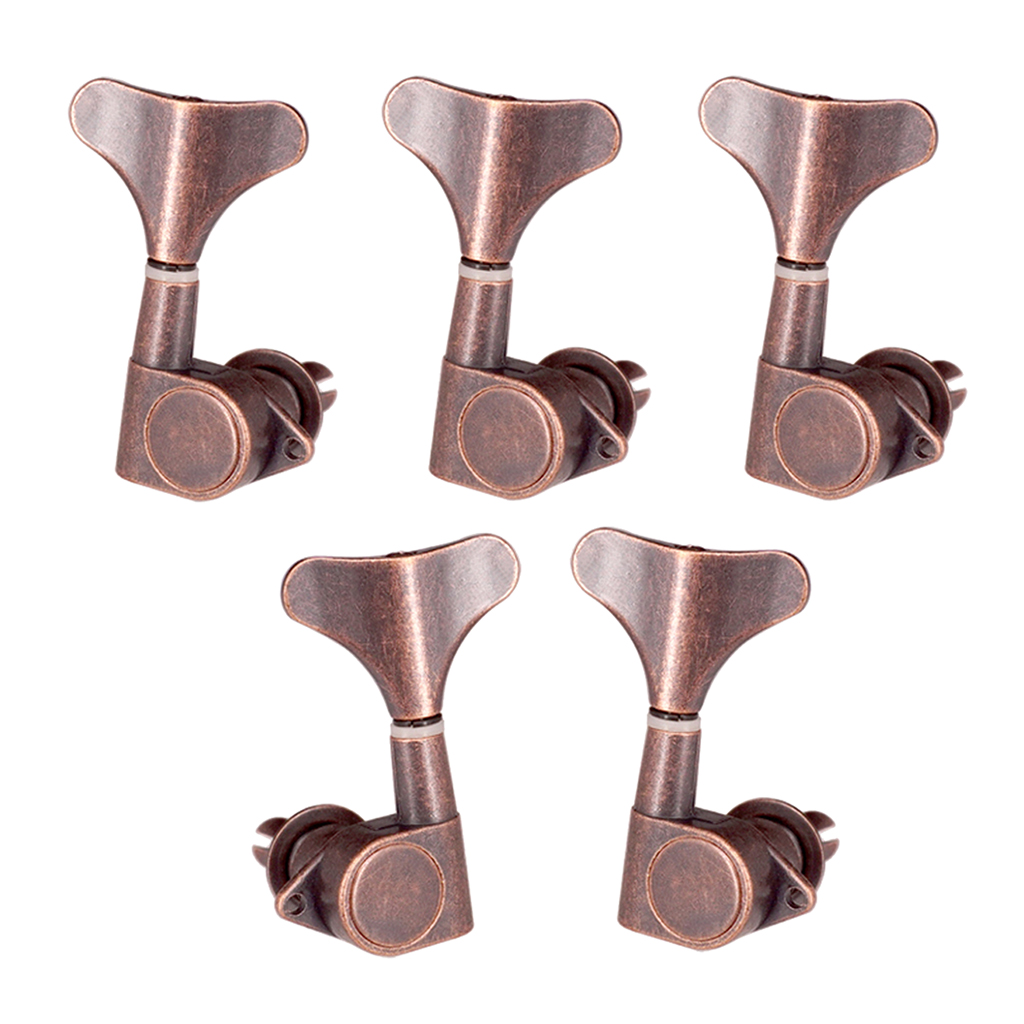 Guitar String Buttons Tuners Acoustic Electric Guitar Parts 1L4R Red Bronze
