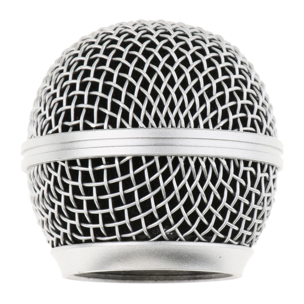 Replacement Mic Grille Mesh Ball Head For  SM58 BETA58 Microphone Part