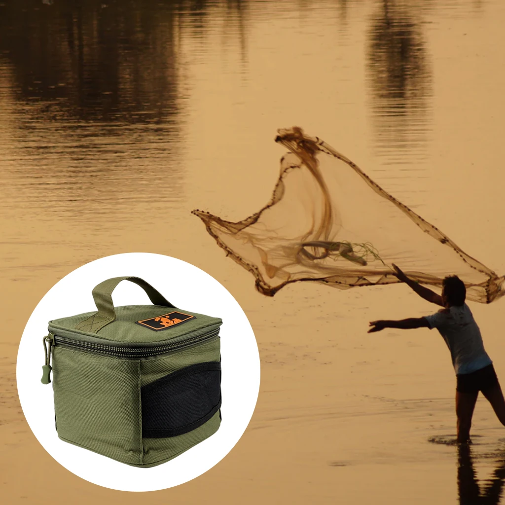 Portable Fishing Reel Bag Protective Case Cover for Drum//Raft Reel Fishing Pouch Bag Fishing Accessories