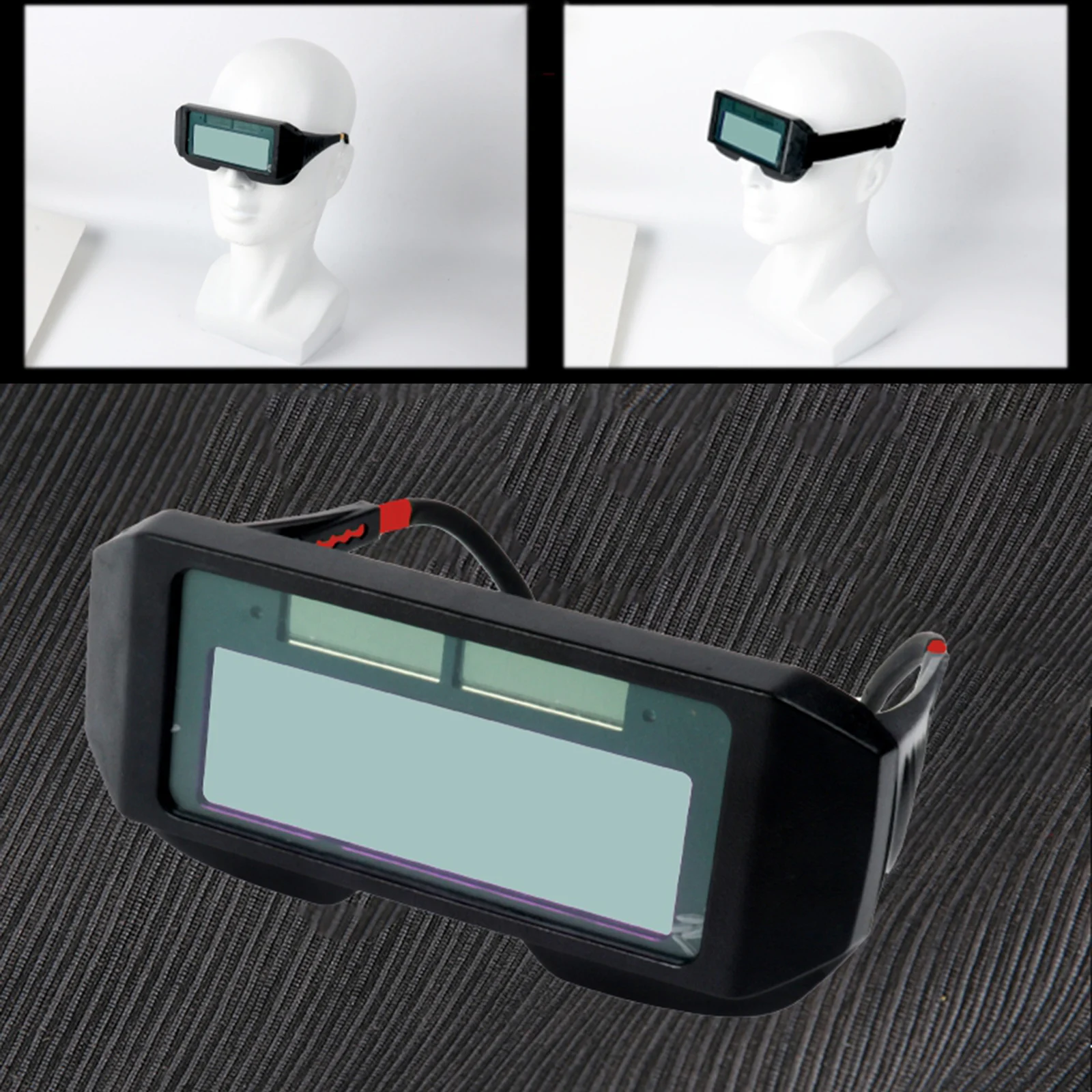 Auto Darkening Welding Goggles Protective Welder Helmet Anti-glare Black