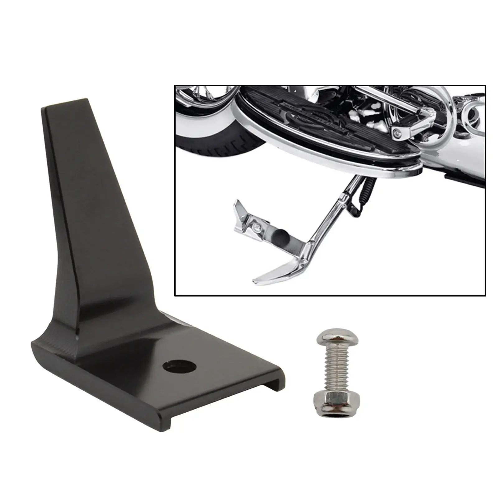 Kickstand Support Extension Kit for Harley  Heritage Classic EFI TCI 2007 -2017  SlimS S 2016- 2017