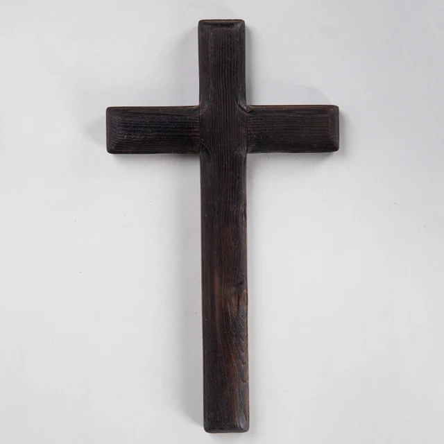Excellerations® Hanging Wooden Crosses - Set of 12