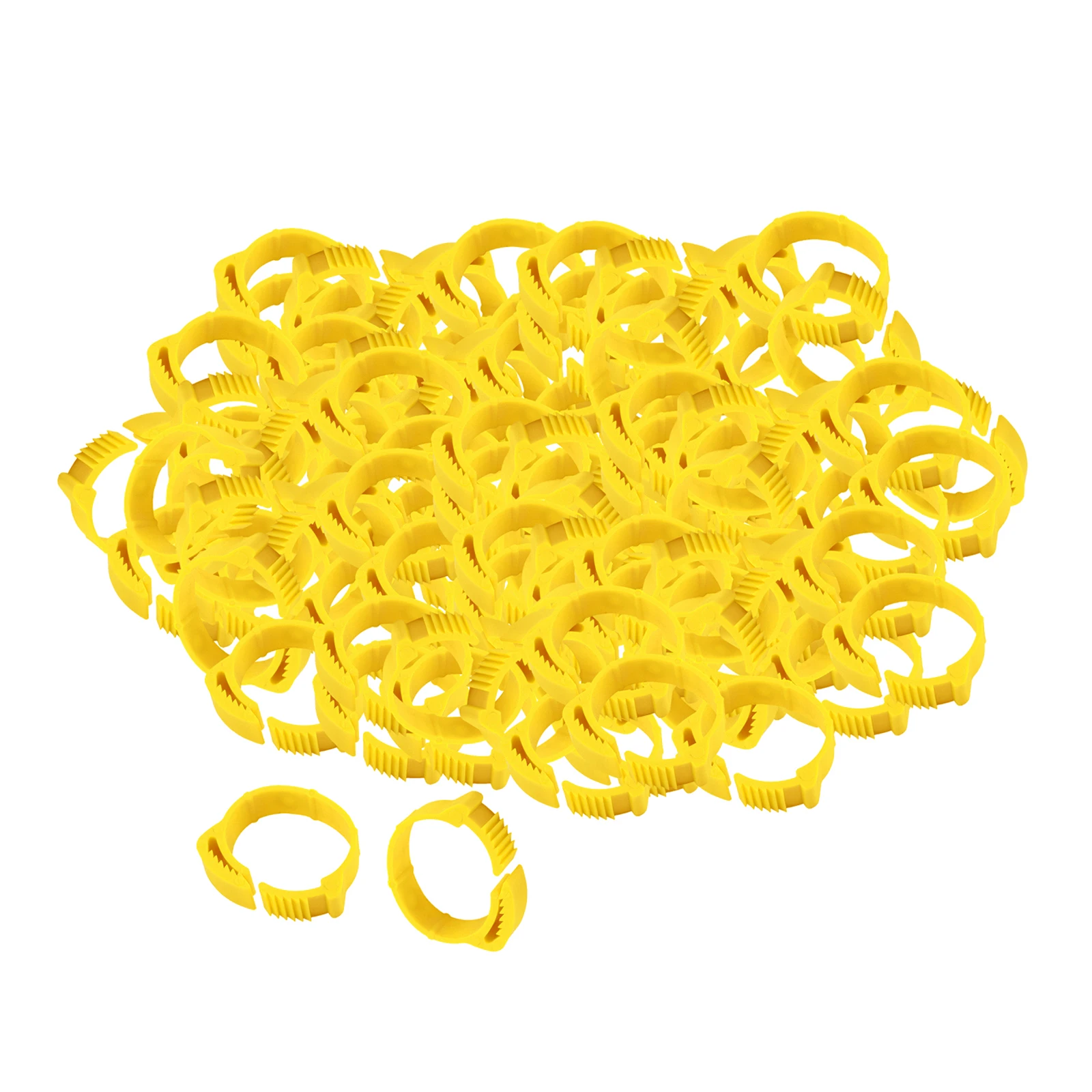 100pcs Chicken Leg Rings 001-100 Chicks Leg Band Clip Identification Bands