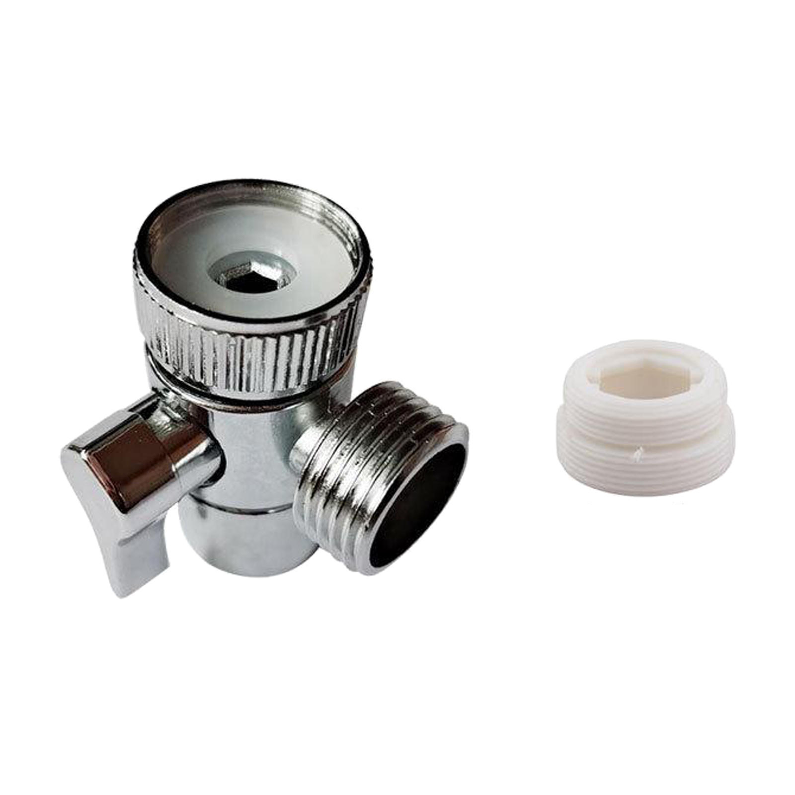 22mm Female Thread Bidet Shower Head Diverter Valve Faucet Adapter Splitter, Alloy