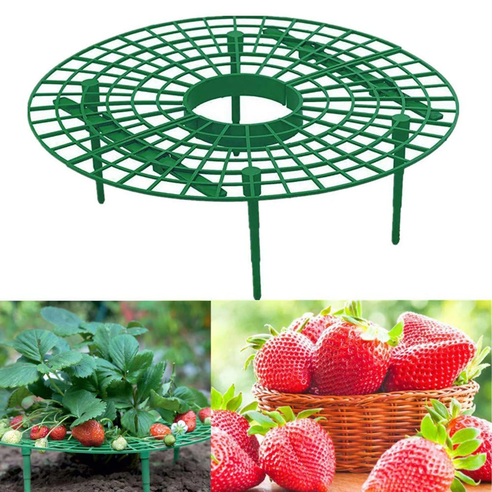 Strawberry Stand Frame Fruit Vegetable Support Growing Rack Vine Pillar Lightweight Gardening Stand