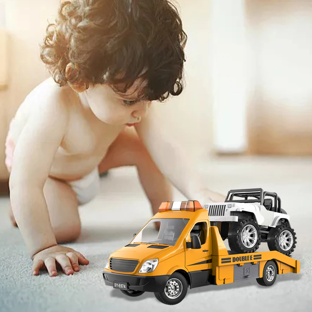  RC Truck Toys Lorry Truck Sound Light Control Motor Skills for Child