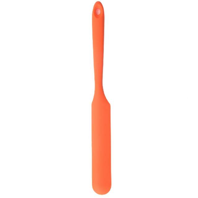 Long Handle Silicone Slim Spatula, Jar Spatula Non-Stick Silicone Scraper  Heat Resistant Spatula Scraper for Jars, Smoothies, Blenders Cooking Baking  Stirring Mixing Tool, 13.11 