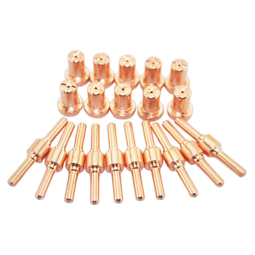 10Set Extended Air Plasma Nozzles Electrode Cutter Cutting Fit for PT31 Torch