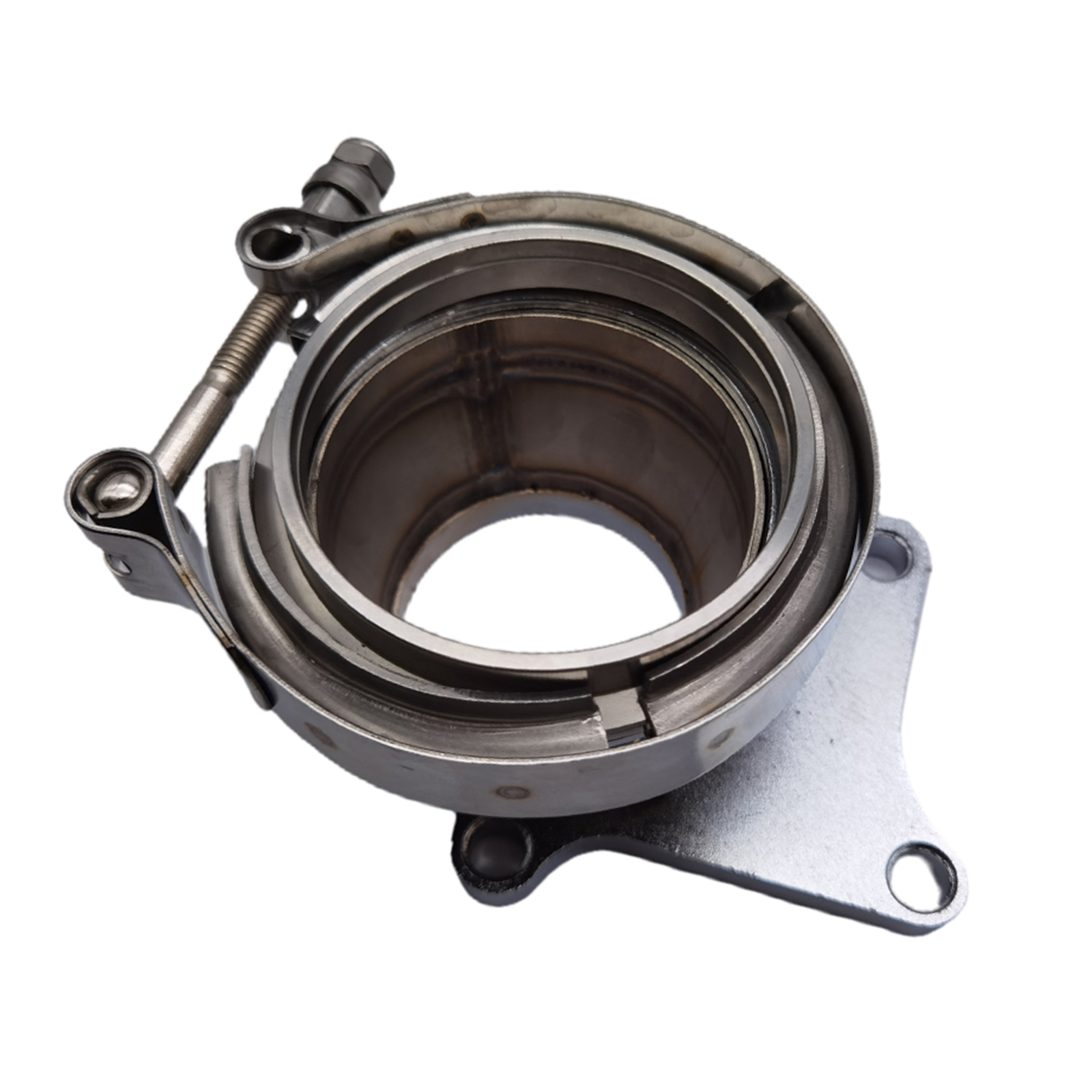 T3 T3/T4 5 Turbo Downpipe Exhaust Flange to 3in V-Band Conversion Adaptor