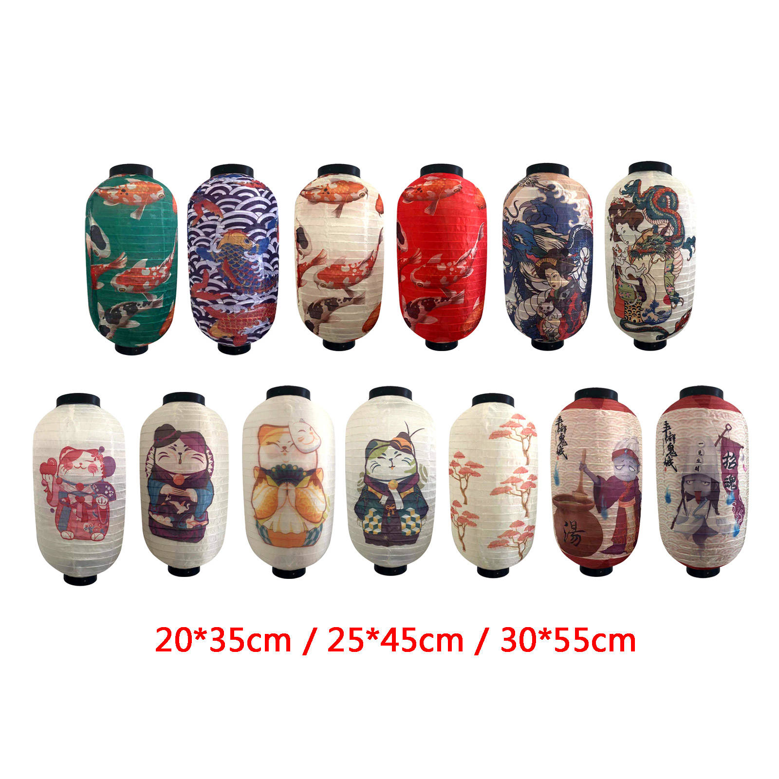 Japanese Lantern Party Decorative Lanterns Waterproof Bistro Restaurant Chochin Pub Party Decoration