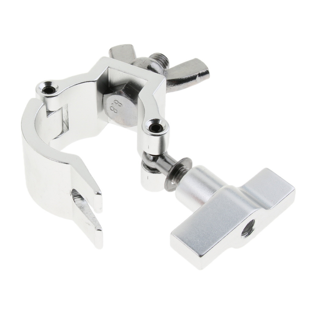 Heavy Duty 75kg Stage Light Hook Clamp Mount Fit 32mm-35mm OD Tubing Pipe 10x3cm