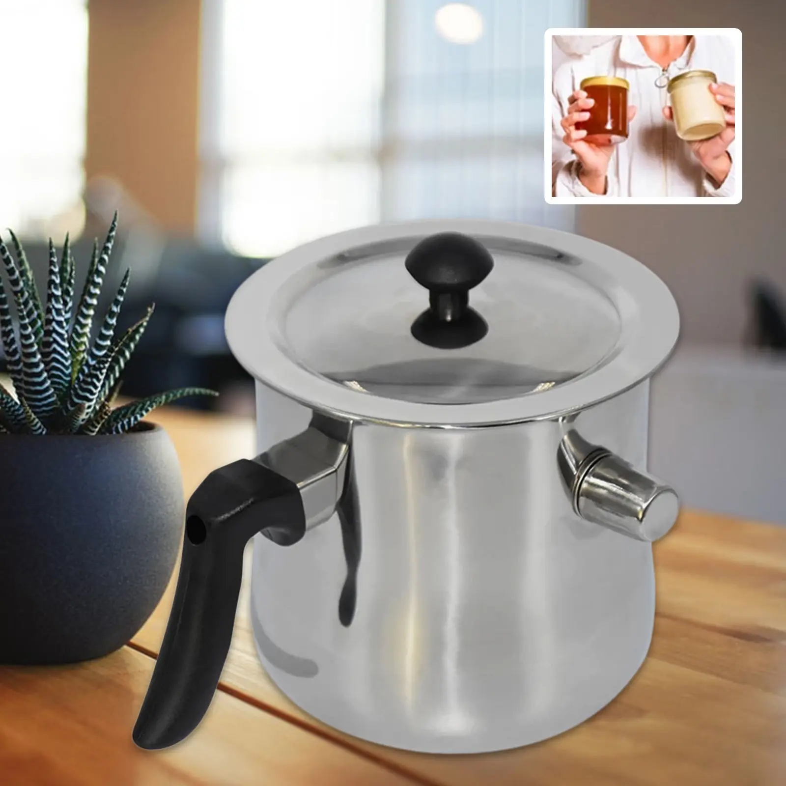Double Boiler Wax Melting Pouring Pot Cup Pitcher for DIY Candle Soap Making