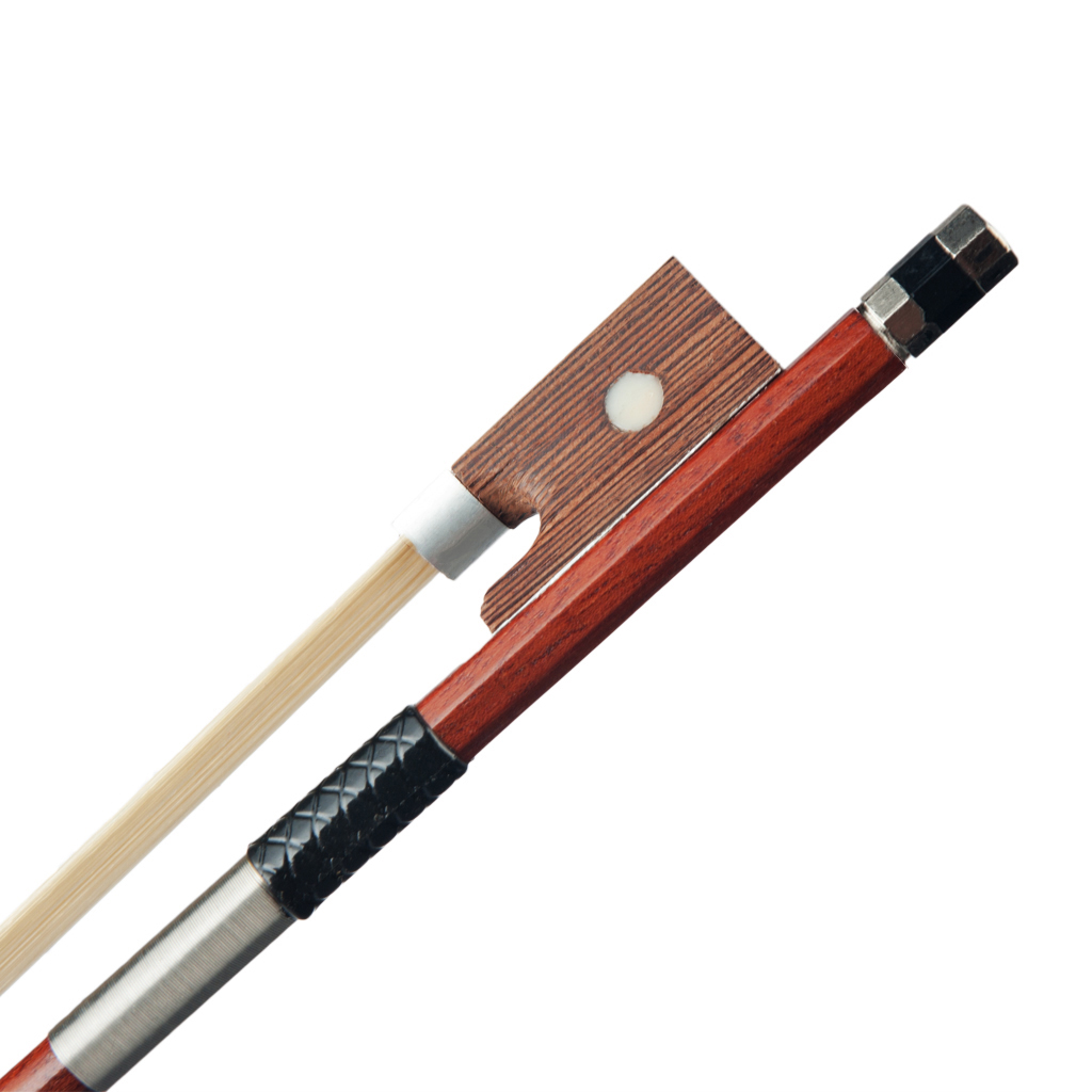 Durable 5Pcs Wooden 4/4 Violin Playing Bow Well Balance Quick Response 29.13inch Brown