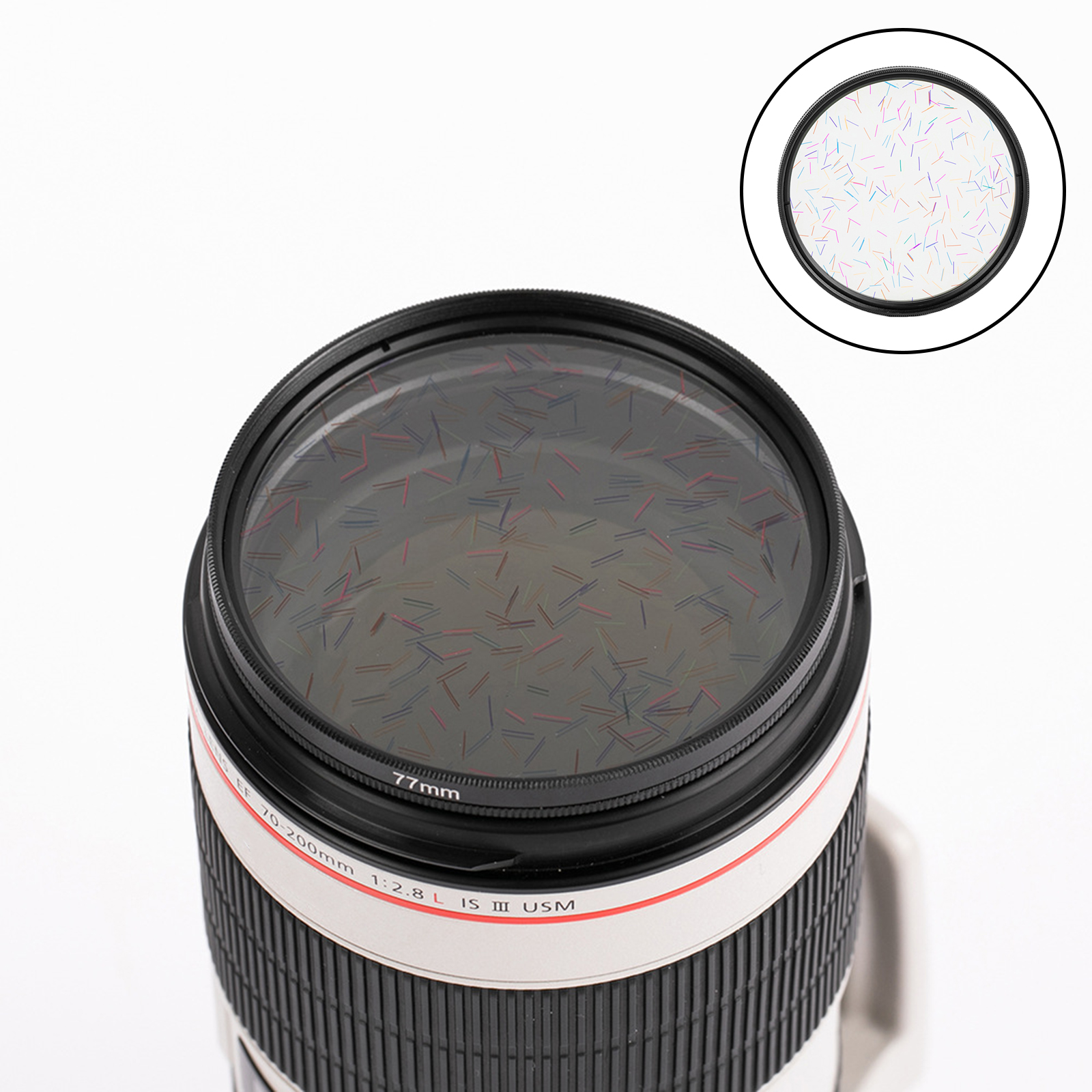 77mm Star Filter Flare Camera Lens Drawing Mirror Widescreen Film Classic Anamorphic for DSLR Micro SLR Cameras Recording