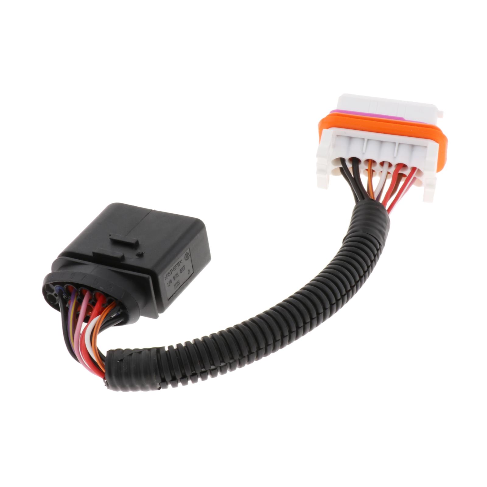 Headlight Wiring Harness Replacemet, Front Lamp Xenon Connector, for Porsche Cayenne 2003-2006 95563123911, Auto Parts