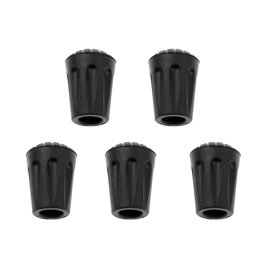 5x Hiking Pole Replacement Tips Walking Stick Protector Trekking Accessories