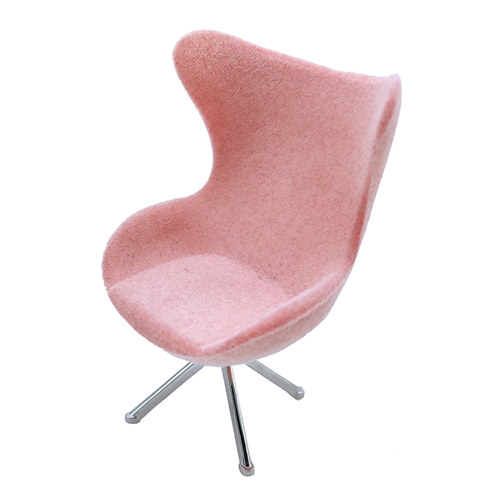 DollHouse Miniature Office High Back Swan Chair Home Ornament Furniture 1/12