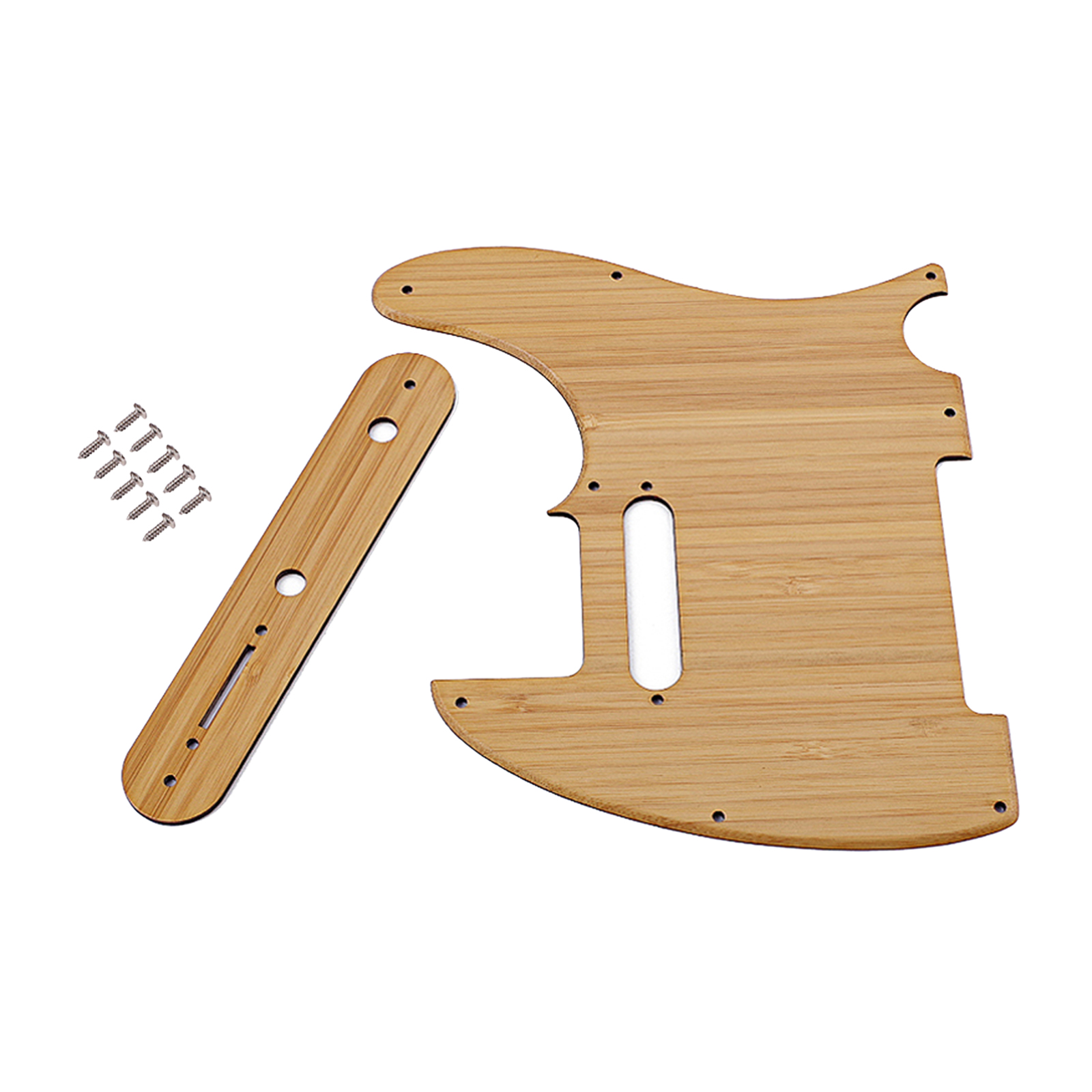 Bamboo Pickguard Back Plate for TL Electric Guitar Instrument DIY Luthier
