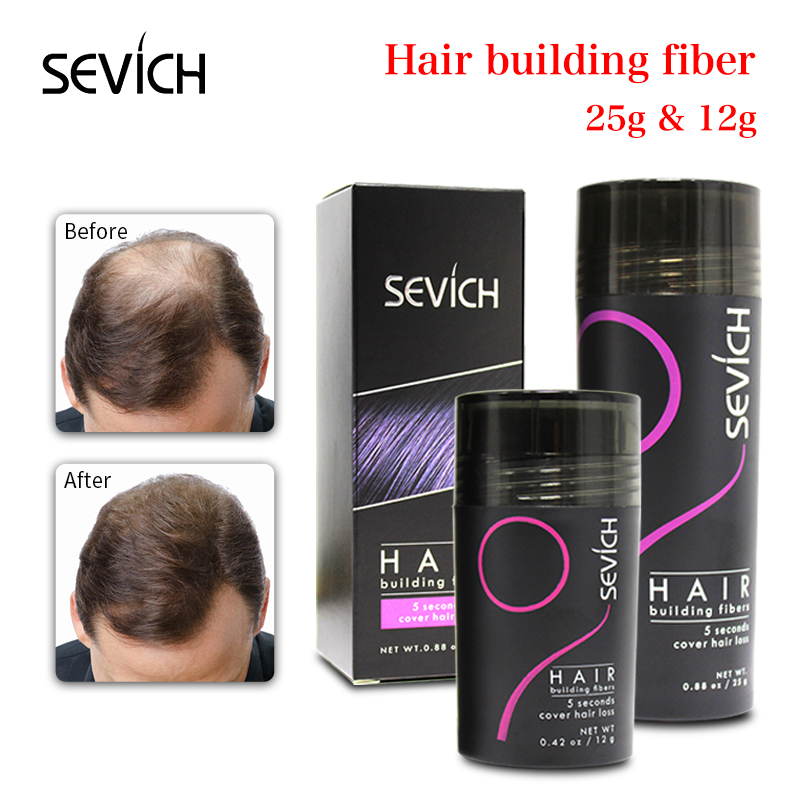 Best of Sevich 12g &amp; 25g Hair Building Fiber Keratin Fiber Hair Instant Concealer Hair Loss Product Extension Thicken Hair 10 Colors Reviews & Tips