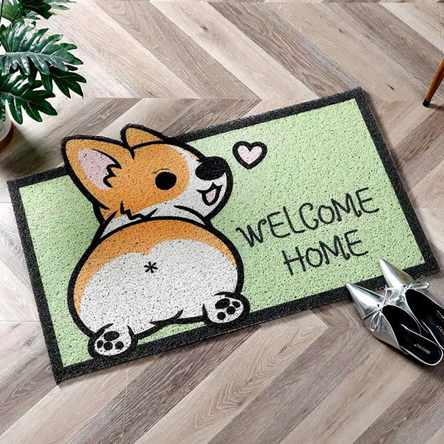 Corgi welcome mat Clearance