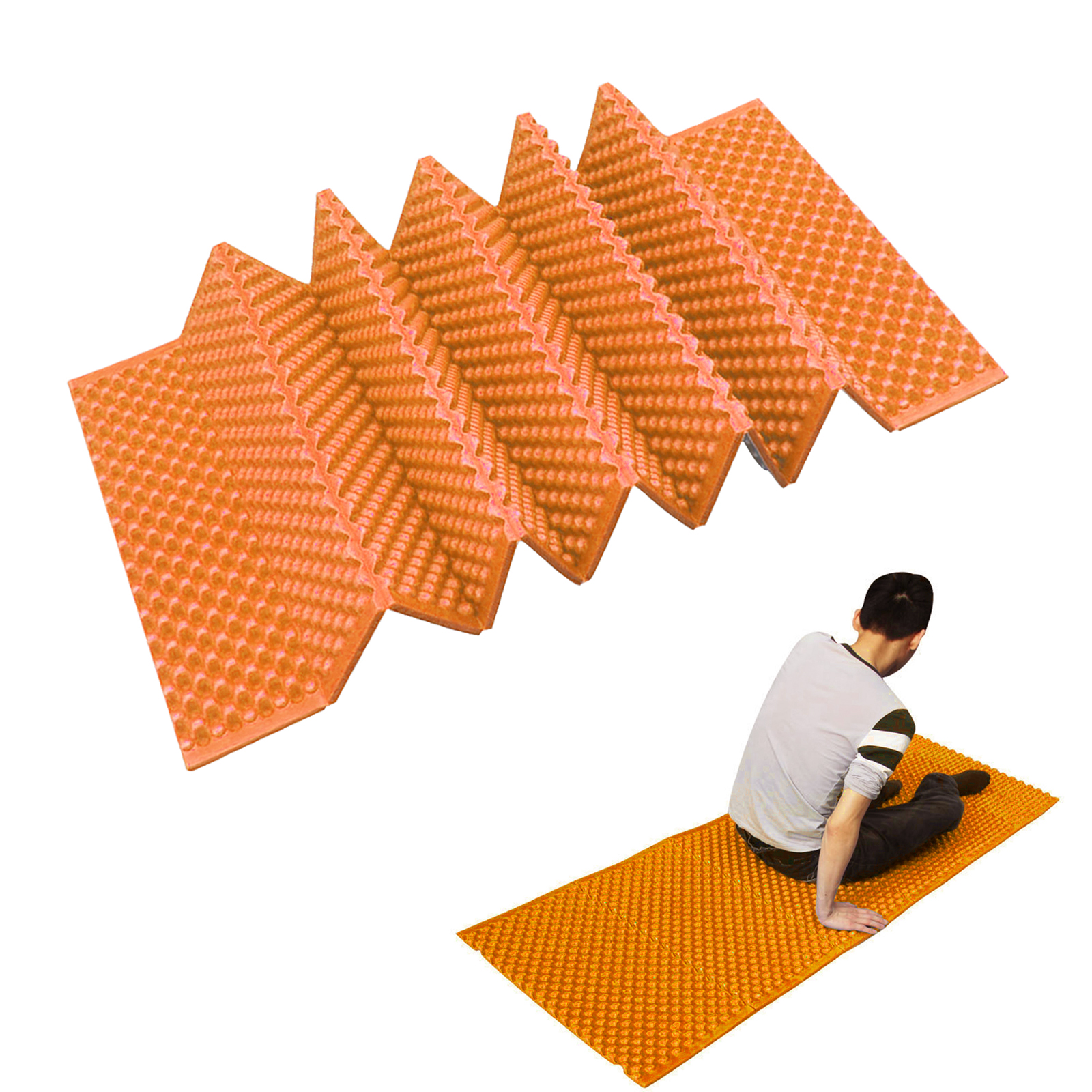 Foldable Camping Mat Non-Slip Beach Picnic Pilates Pad Yoga Mat Waterproof Outdoor Travel Fishing Meditation Gym Equipment