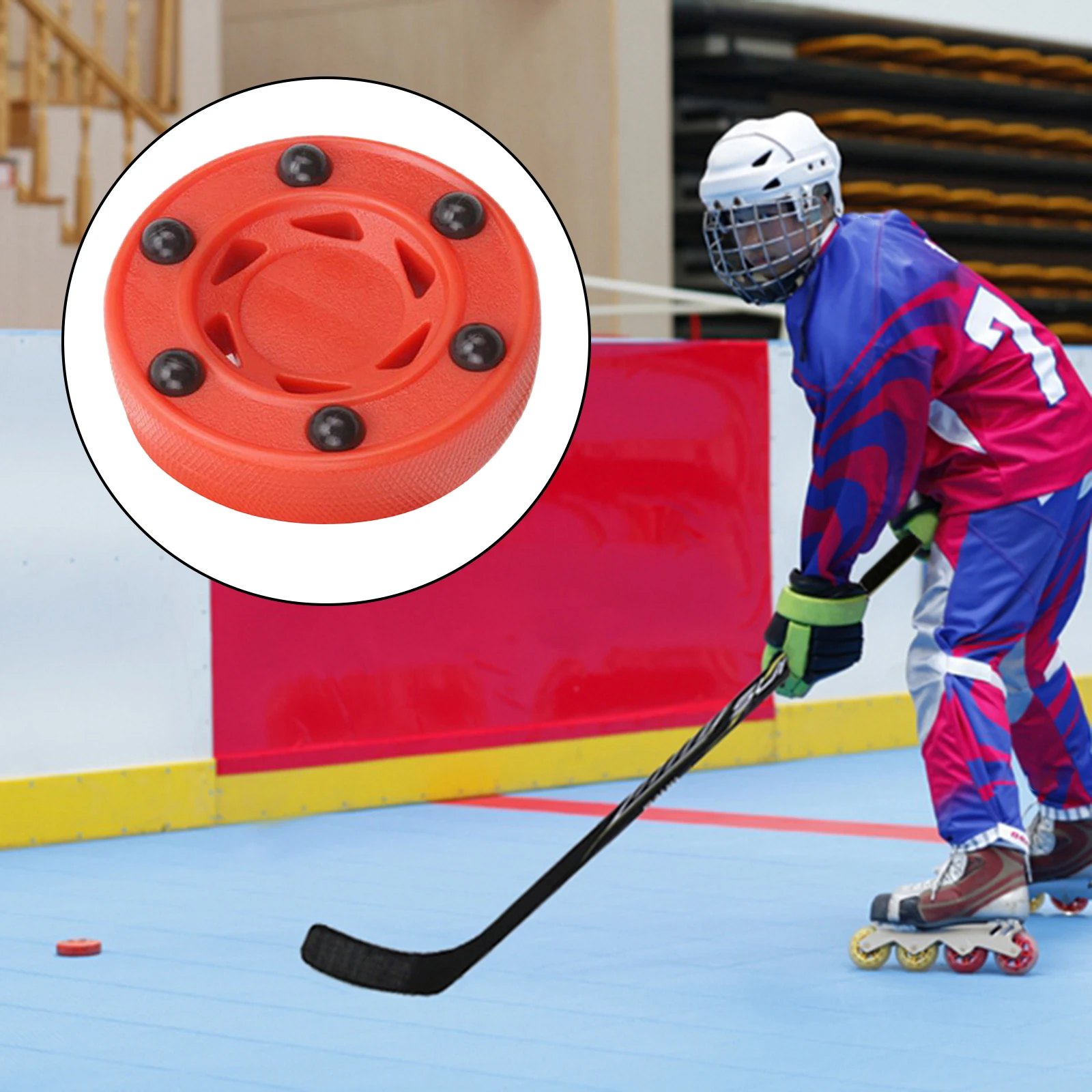 Sport Ice Hockey Pucks, 7.5cm Diameter, for Practicing and Classic Training, Diameter 3